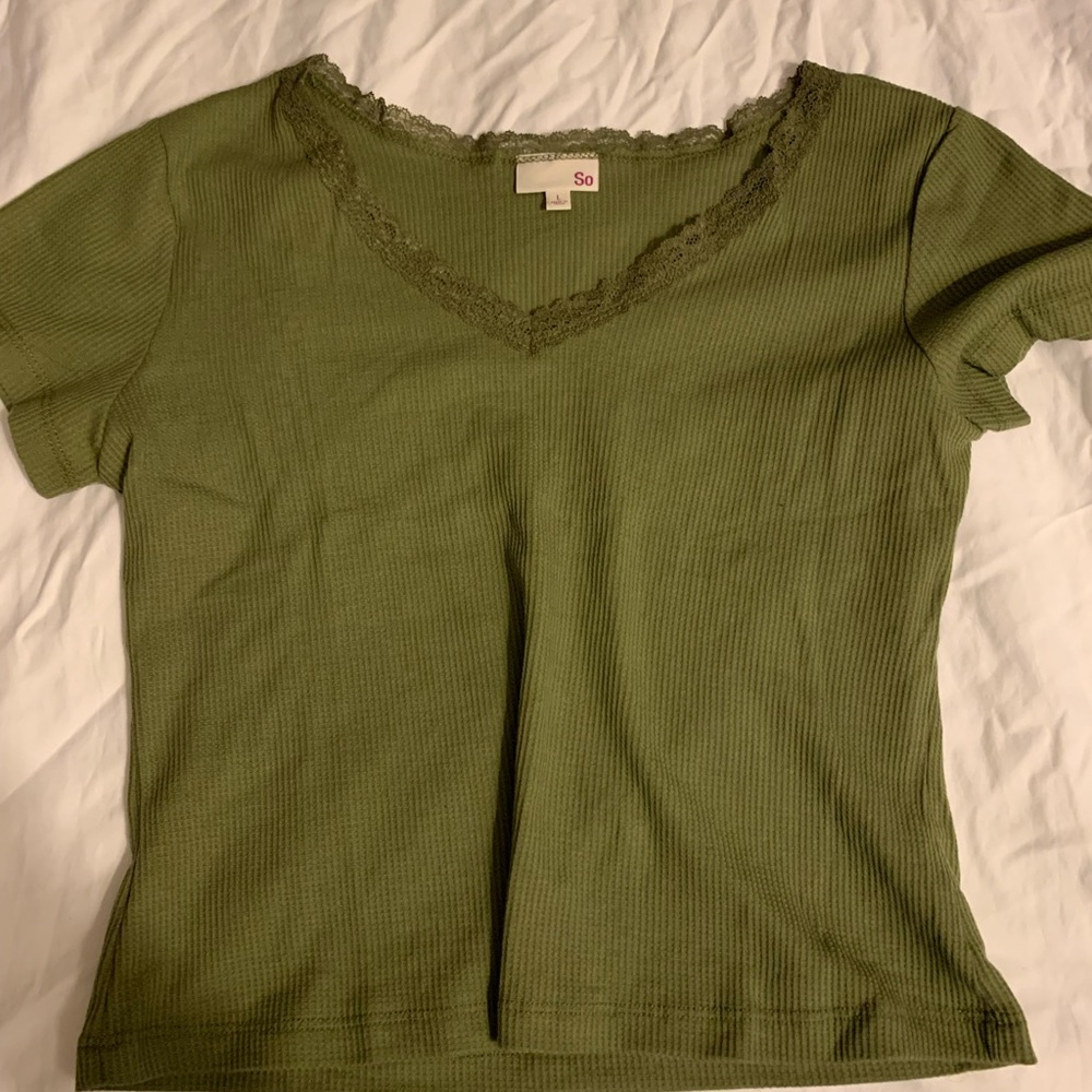 Green shirt